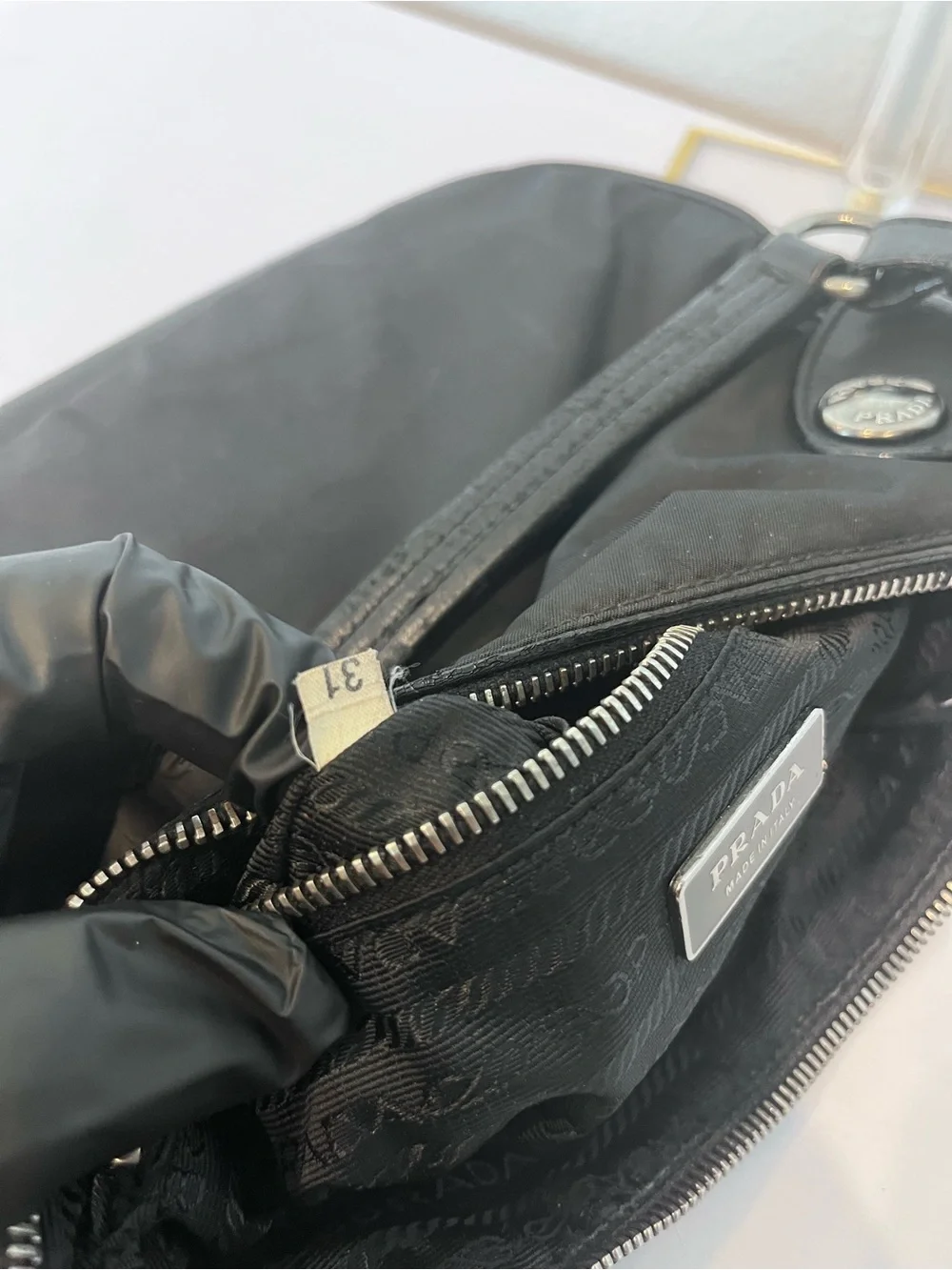 PRADA VINTAGE TESSUTO NYLON HOBO.
